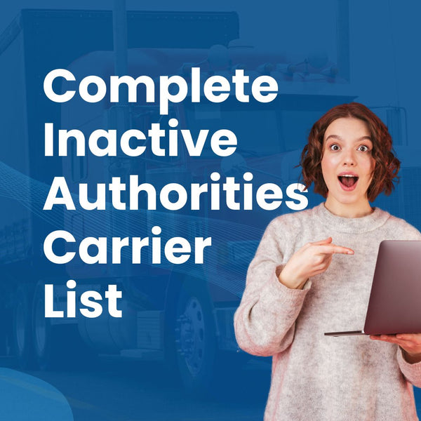 Complete Inactive Authorities Carrier List