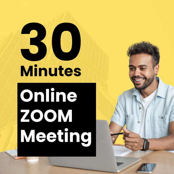 30 Minutes Online (Zoom Meeting)